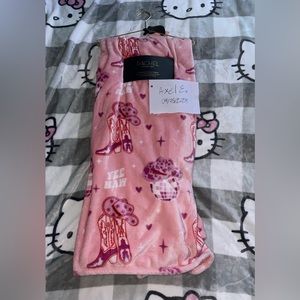Rachel Roy PINK Cowgirl Disco Oversized Throw Blanket Tiktok Viral BNWT